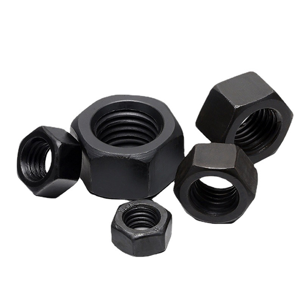 Black Oxide Hex Nuts