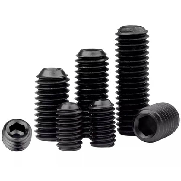 Steel black Headless hex screw