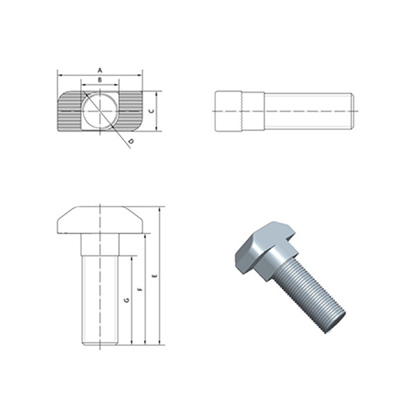 T-Bolt drawing